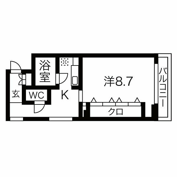 メゾン日向の間取り