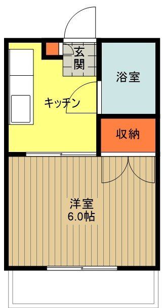 サンライズ北原の間取り