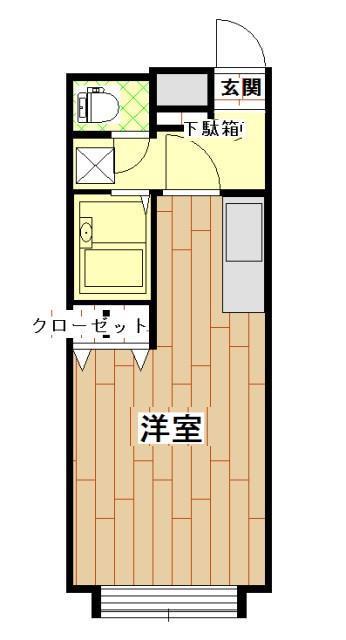 ラ・ボンヴィ９７の間取り