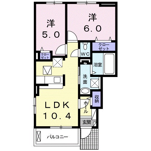 ベルメールの間取り
