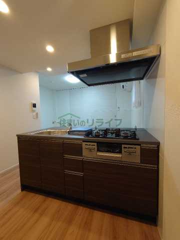 キッチン　クレストコート新宿山吹　※同タイプの別部屋写真です
