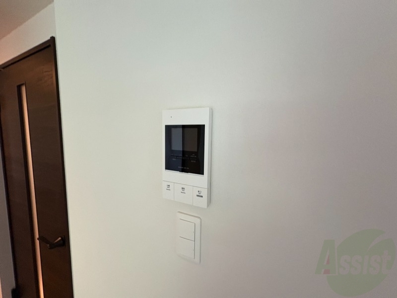 セキュリティ　インターホンです。オートロック付きで安心のマンションです。