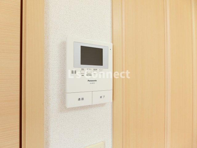 セキュリティ　突然の来客もＴＶモニターホンでしっかり確認。