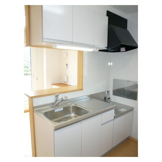 キッチン　洗い場からはリビングが見渡せます