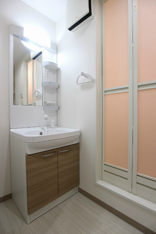 洗面設備　シャンプードレッサー付きです。