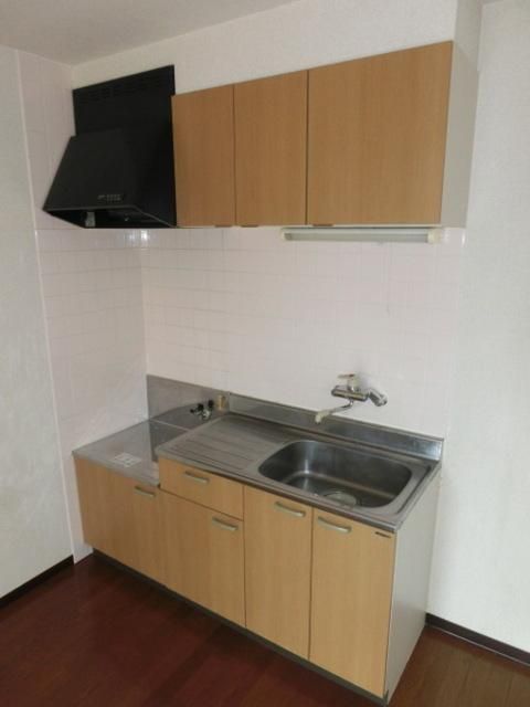 キッチン　2口コンロが設置できます