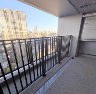 バルコニー　プレミストタワー白金高輪（別部屋参考画像）