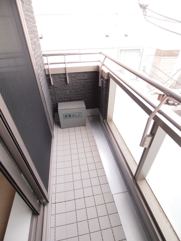 バルコニー　東南向きのバルコニー