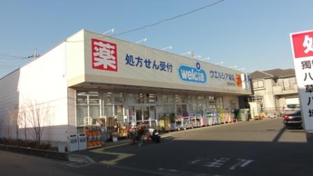 ドラックストア　ウエルシア草加手代店（ドラッグストア）まで265m