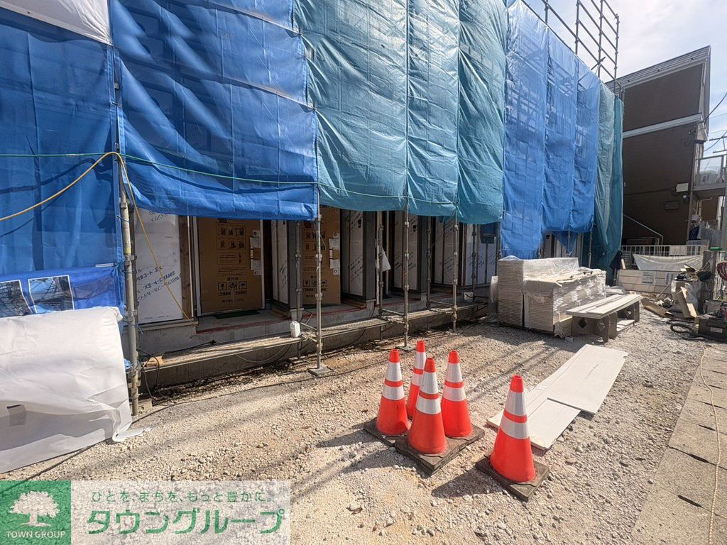 エントランス　建築中
