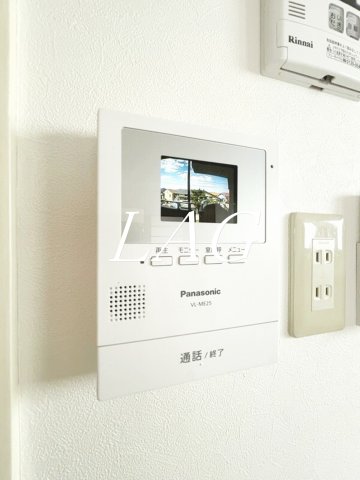 セキュリティ　モニター付きインターフォンです。