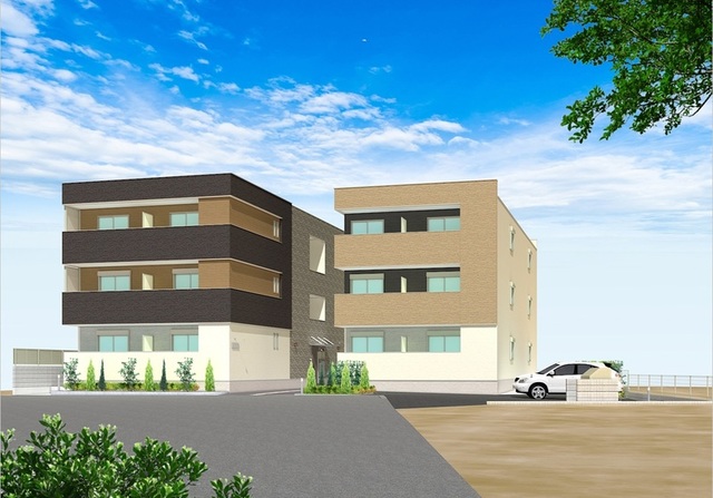 その他共有部分　外観（建設中）