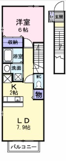 フォンテーヌの間取り写真