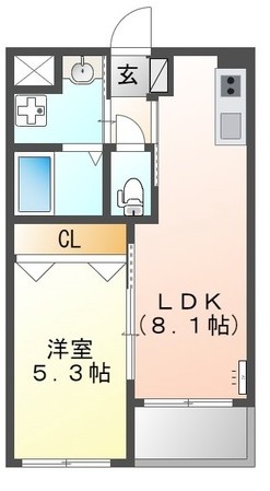 相鉄本線 二俣川駅 徒歩7分 3階建 築6年の間取り写真
