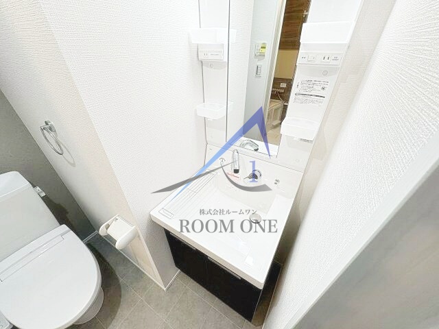 洗面設備　洗面台です。