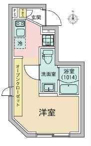 プラティーク品川大井町の間取り写真
