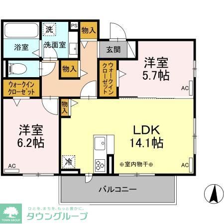 ヘリテージの間取り写真