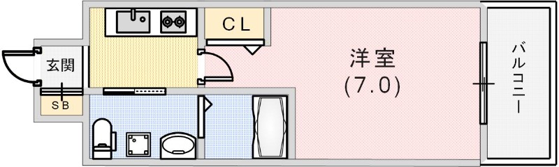 グルーブAriaトアロードの間取り写真