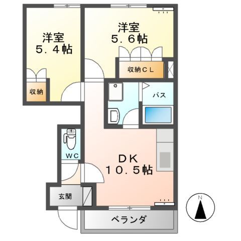 Quatre Saison Fleurの間取り写真