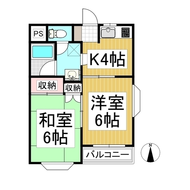 コスモウィン A棟の間取り写真