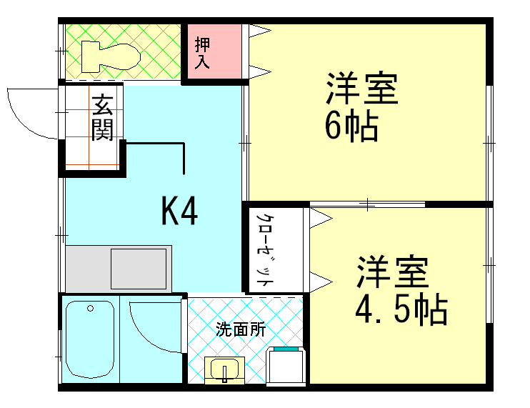 コーポHiromiの間取り