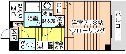 クラウンハイム瑞光フラワーコートの間取り