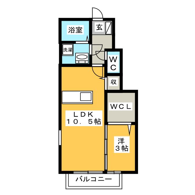 エスポワールメゾンの間取り