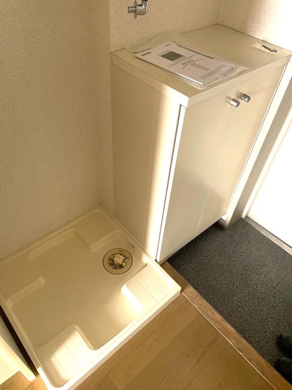 洗面設備　室内洗濯機置き場（別室の写真です）