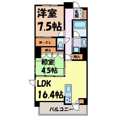 【プライムメゾン御器所の間取り】