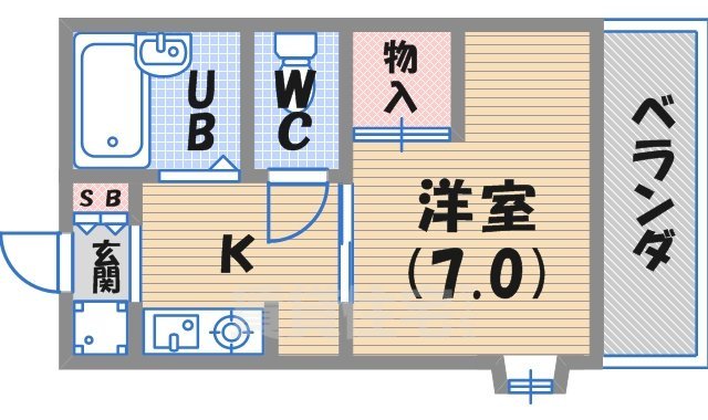 コートアゼリアＡ棟の間取り