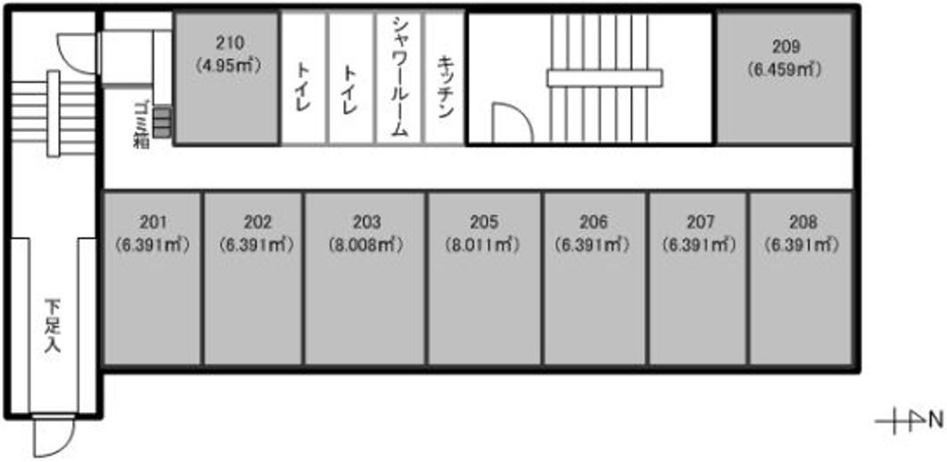 東京都新宿区新宿５（マンション）の賃貸物件の間取り