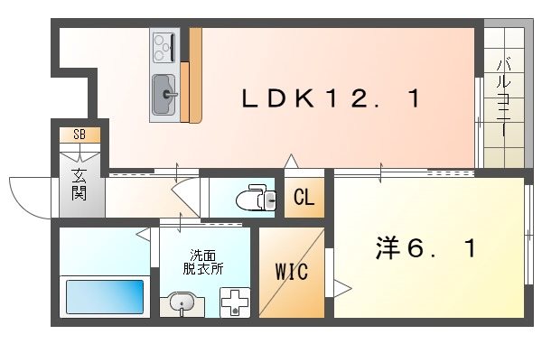 カーサビエントの間取り