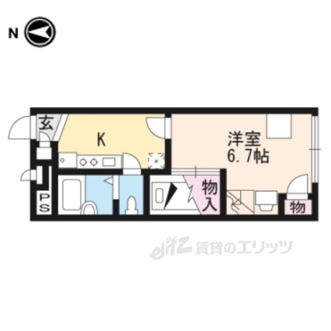 レオパレス石塚の間取り