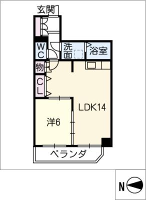 シャンポール古出来の間取り