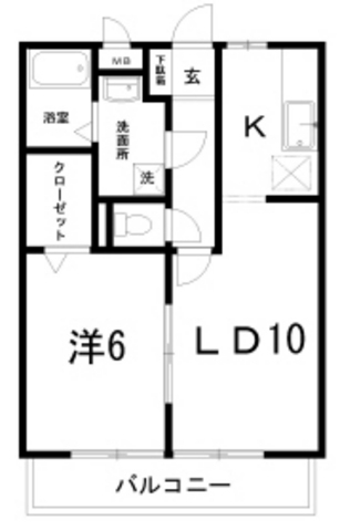 ビレッジ北久保Ｃ棟の間取り