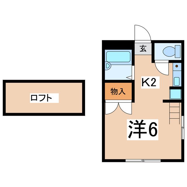 タテカワの間取り