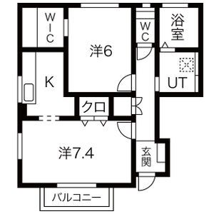 ジサヴィータ堺A棟の間取り