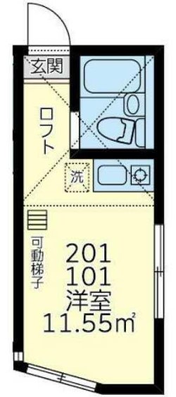 【ユナイトＫＡＮＳＥＩエドワード・ウィンパーの間取り】