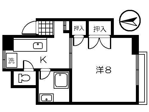 松田ビル（新屋敷）の間取り