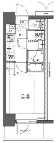 マークス横浜橋通りの間取り