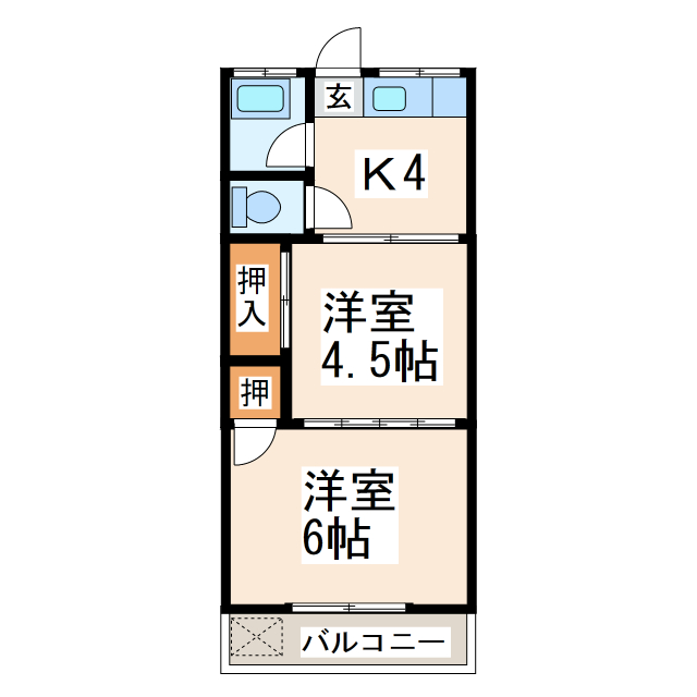 大島荘の間取り