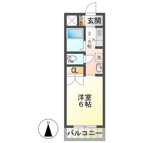 ジョイフル江島の間取り