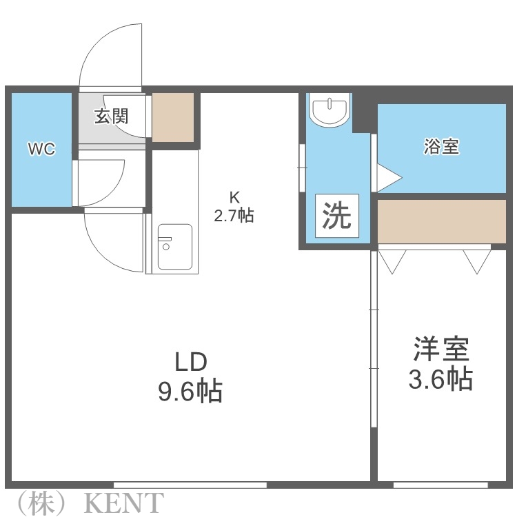 ガーディアン発寒の間取り