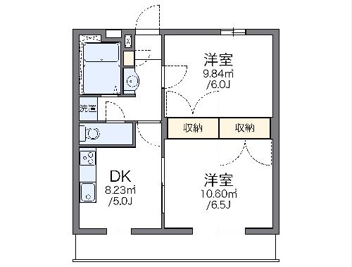 レオパレス翔の間取り