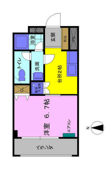 サンライト春日の間取り