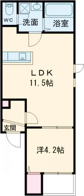 リテラ和白Iの間取り