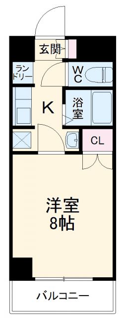 名古屋市千種区井上町のマンションの間取り