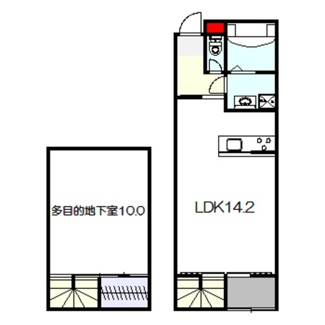 メゾネットSakuraの間取り