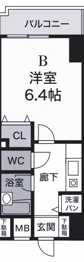 明石市小久保のマンションの間取り