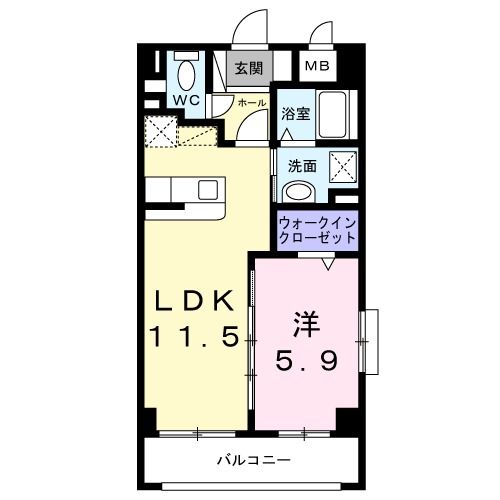 メゾン　ド　カカズの間取り